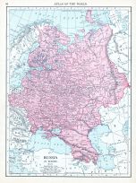 Russia, World Atlas 1913